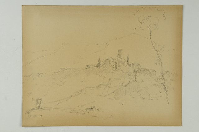 1957 - Veduta di Barga